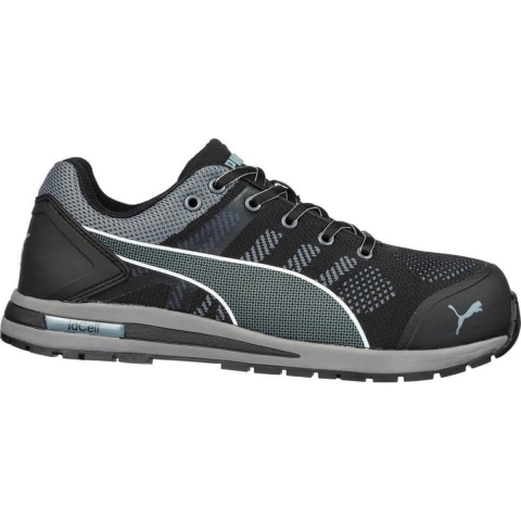 PUMA Elevate Knit Black Low 643160-40 Veiligheidsschoenen ESD S1P Schoenmaat (EU): 40 Zwart, Grijs 1 stuk(s)