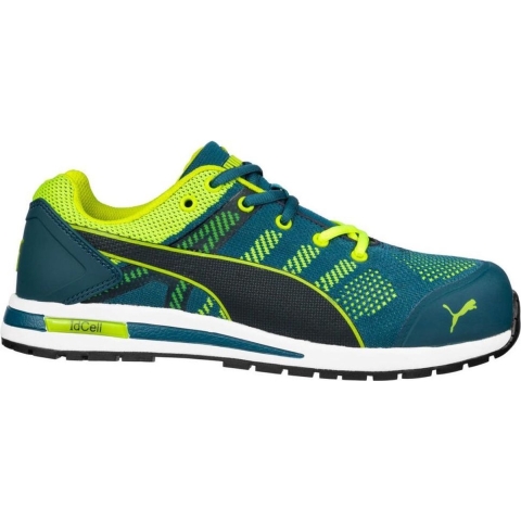 PUMA Elevate Knit Green Low 643170-39 Veiligheidsschoenen S1P Schoenmaat (EU): 39 Groen, Geel 1 stuk(s)