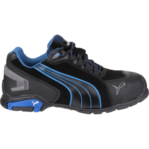 PUMA Rio Black Low 642750-44 Veiligheidsschoenen S3 Schoenmaat (EU): 44 Zwart, Blauw 1 stuk(s)