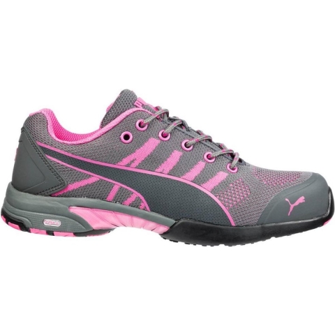 PUMA Celerity Knit Pink 642910-40 Veiligheidsschoenen S1 Schoenmaat (EU): 40 Grijs, Pink 1 stuk(s)