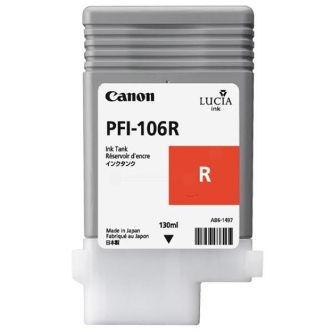Canon Inktcartridge PFI-106R Origineel Rood 6627B001