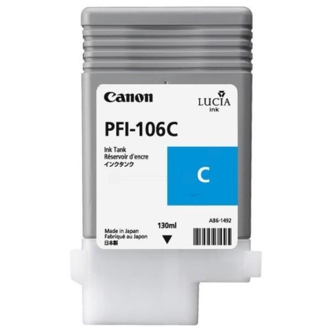 Canon Inktcartridge PFI-106C Origineel Cyaan 6622B001