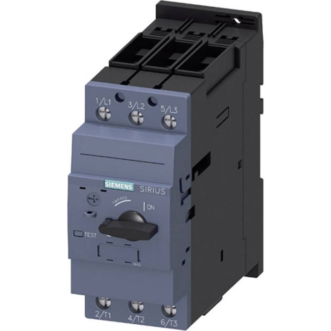 Siemens 3RV2031-4JA10 Vermogensschakelaar 1 stuk(s) Instelbereik (stroomsterkte): 54 - 65 A Schakelspanning (max.): 690 V/AC (b x h x d) 55 x 140 x 149 mm