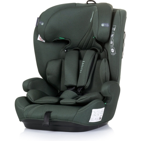 Chipolino Icon Autostoel i Size 76 150 cm Groep 1, 2 én 3 Pastel Green