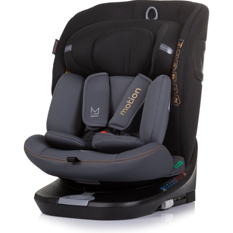 Chipolino Motion Autostoel i Size 40 150 cm Isofix 360° Obsidian