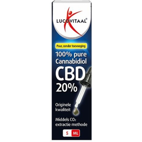 Lucovitaal 100% Pure Cannabidiol 20% CBD Olie