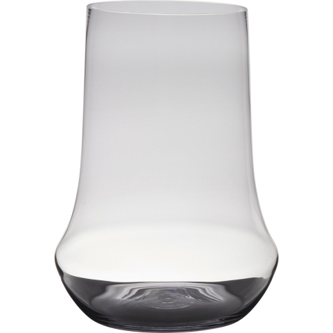 Transparante luxe grote vaas/vazen van glas 45 x 33 cm -