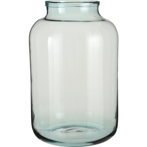 Cilinder vaas / bloemenvaas transparant glas 52 x 29 cm -