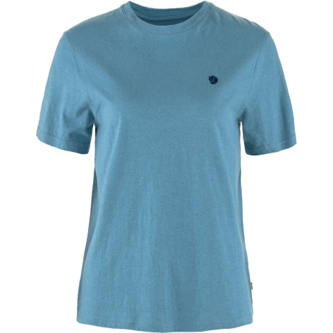 Fjällräven Dames T-shirt Hemp Blend T-Shirt W, dawn blue, Maat: S