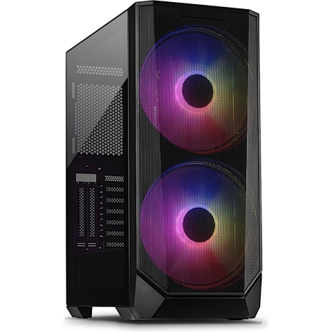 Inter-Tech IT-3503 Airstream Tower PC-behuizing Zwart