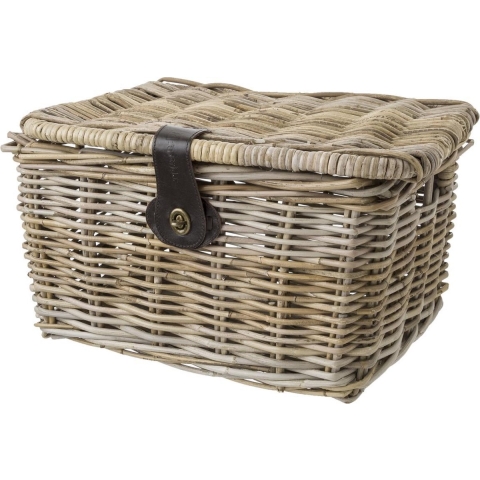 Fietsmand Sera met klep Naturel - Medium