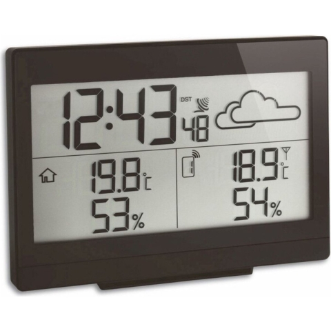 Draadloos weerstation TFA Dostmann CASA 35.1135.01 Zwart