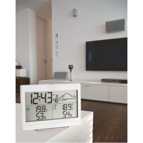 Draadloos weerstation TFA Dostmann CASA 35.1135.02 Wit