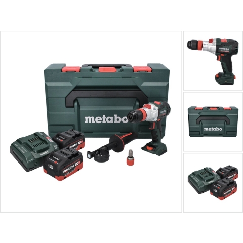 Metabo SB 18 LTX BL Q I Accu-klopboor/schroefmachine Incl. 2 accus, Incl. koffer, Incl. lader