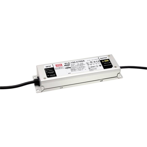 Mean Well ELG-150-C1750DA-3Y LED-driver Constante stroomsterkte 105 W 1750 mA 43 - 86 V/DC Dali, Montage op ontvlambare oppervlakken, Geschikt voor meubels,