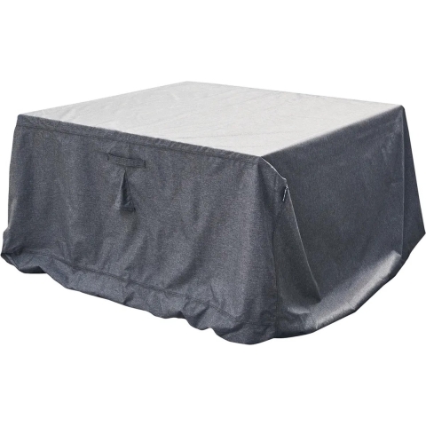 Hesperide Tuinmeubel bescherm hoes Hambo - grijs - polyester - waterafstotend - 265 x 125 x 80 cm -