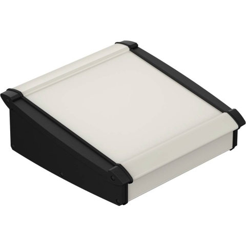 Bopla Alu-Topline ATPH-IP 2385-0200 SET Consolebehuizing 232.60 x 200 x 86.20 Aluminium, ABS Natuur, Zwart (RAL 9005) 1 stuk(s)