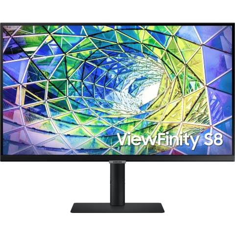 Samsung ViewFinity S8 S27A800UNP LED-monitor Energielabel F (A - G) 68.6 cm (27 inch) 3840 x 2160 Pixel 16:9 5 ms DisplayPort IPS LED