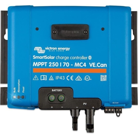 Victron Energy SmartSolar 250/70-MC4 VE.Can Laadregelaar voor zonne-energie MPPT 12 V, 24 V, 48 V 70 A