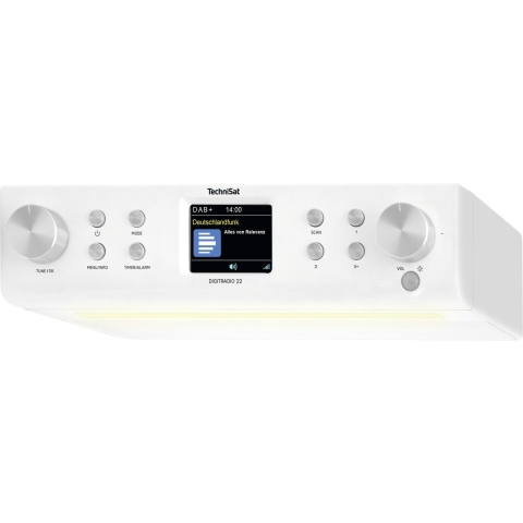 TechniSat DIGITRADIO 22 DAB+ Keukenradio met bluetooth - Wit