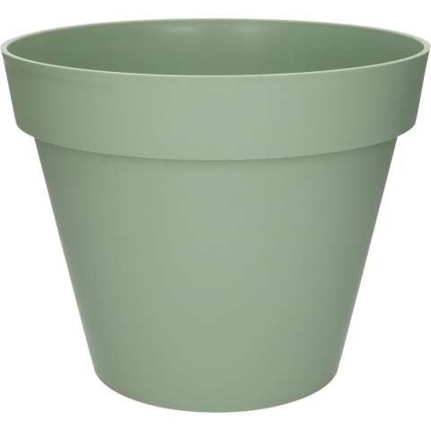 3x stuks bloempotten Toscane kunststof groen D40 x H32 cm -