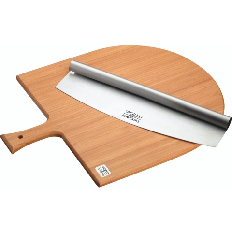 KitchenCraft Pizzaset World of Flavours 2-Delig