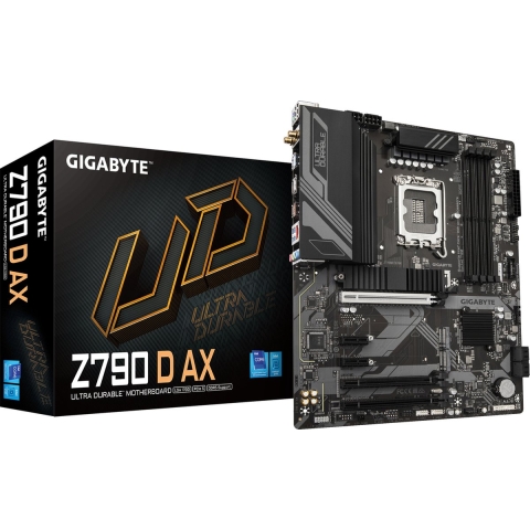 Gigabyte Z790 D AX Moederbord Socket Intel 1700 Vormfactor ATX Moederbord chipset Intel® Z790