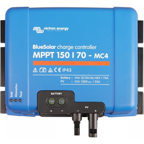 Victron Energy BlueSolar 250/70-Tr VE.Can Laadregelaar voor zonne-energie MPPT 12 V, 24 V, 48 V 70 A