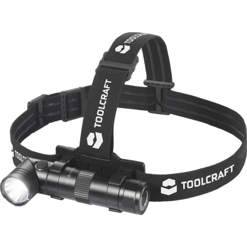 TOOLCRAFT TO-7838469 Hoofdlamp SMD LED werkt op een accu 2000 lm 200 h