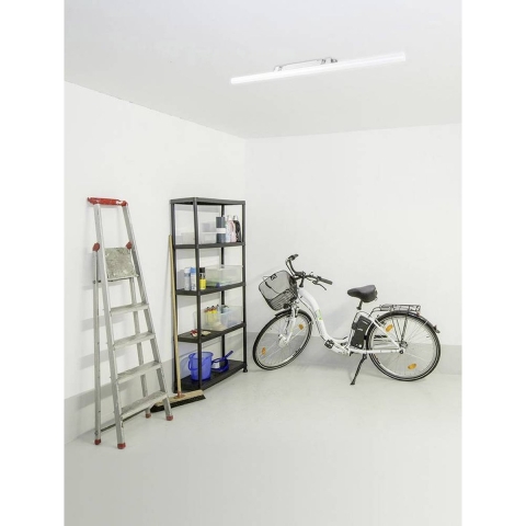 Müller-Licht Aquafix LED-kuiplamp met bewegingsmelder voor vochtige ruimte LED LED vast ingebouwd 40 W Neutraalwit Wit