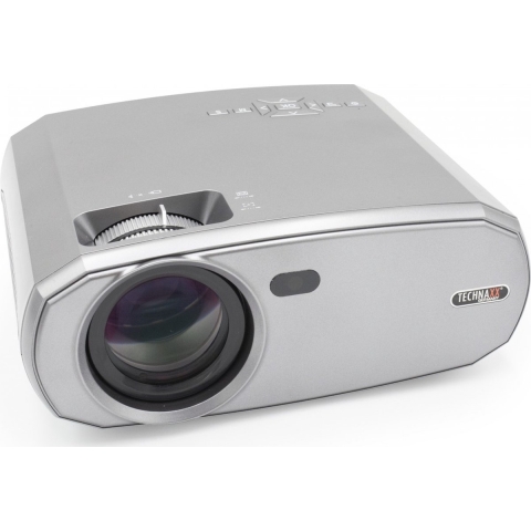 Technaxx Beamer TX-177 LCD Helderheid: 8500 lm 1920 x 1080 Full HD Zilver