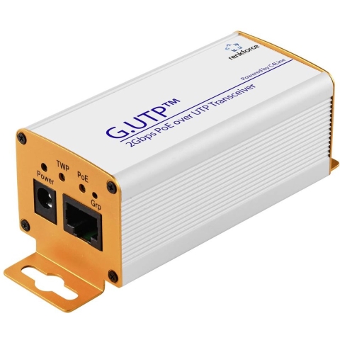 Renkforce RF-GEPOE-100 Netwerkuitbreiding Patchkabel Reikwijdte (max.): 500 m 1 stuk(s) 2000 MBit/s Met PoE-functie