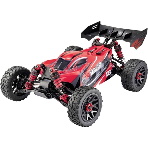 Reely Major Rood Brushed 1:14 RC auto Elektro Buggy 4WD RTR 2,4 GHz Incl. accu en lader
