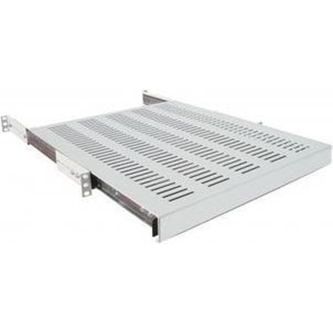 Intellinet 712323 19 inch Apparaatbodem voor patchkast 1 HE Uittrekbaar Geschikt voor kastdiepte: vanaf 600 mm Grijs