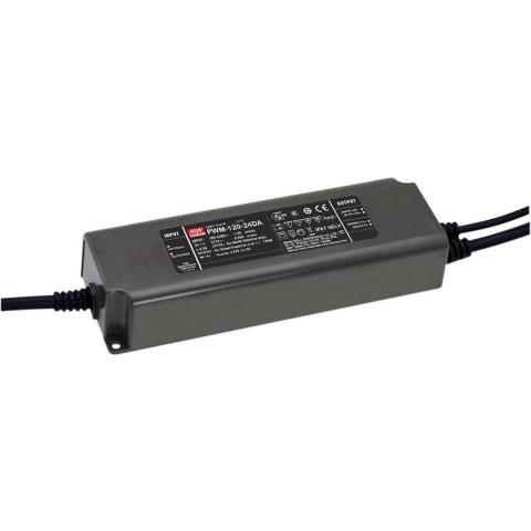 Mean Well PWM-120-12DA LED-driver Constante spanning 120 W 10 A 12 V/DC Dimbaar, Dali, Montage op ontvlambare oppervlakken, Geschikt voor meubels,