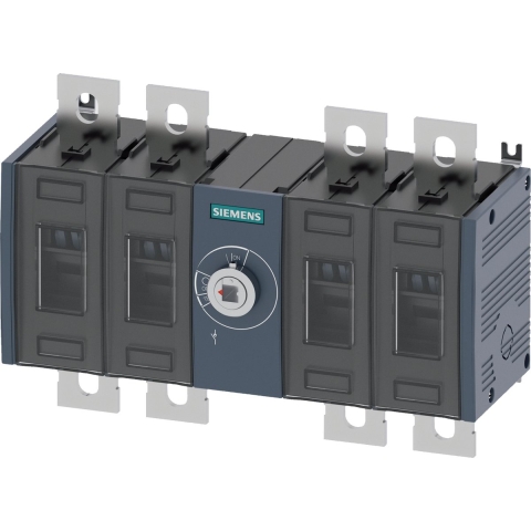 Siemens 3KD42400PE200 Belastbare scheidingsschakelaar 4-polig 400 A 690 V/AC