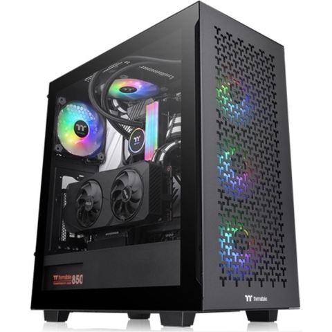 Thermaltake CA-1S3-00M1WN-03 Midi-tower PC-behuizing Zwart