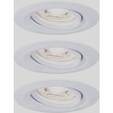 Paulmann 92971 EBL Nova mini Plus Coin LED-inbouwlamp Set van 3 stuks LED 4.20 W Wit