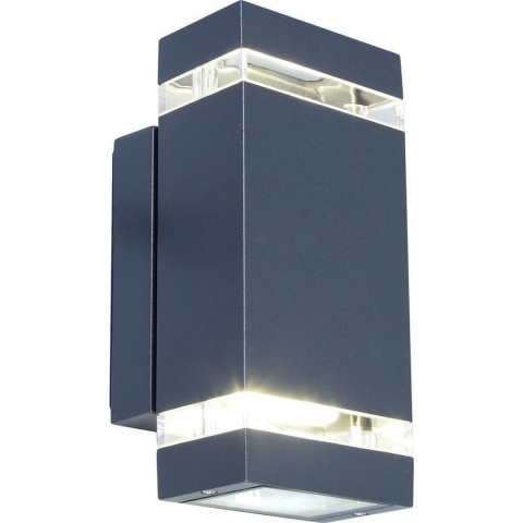 ECO-Light Focus 6050 gr LED LED-buitenlamp (wand) LED LED vast ingebouwd 7.6 W Antraciet