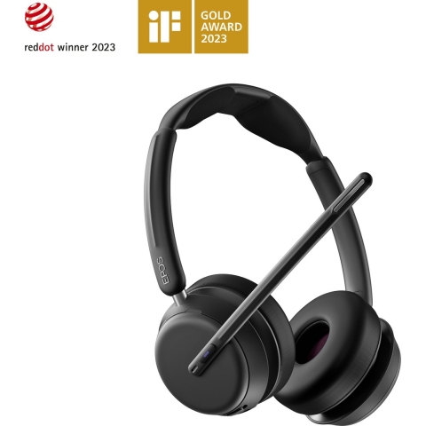 EPOS Impact 1060T On Ear headset Computer Bluetooth Stereo Zwart Headset