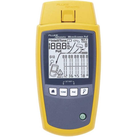 Fluke Networks 5018508 MS-POE Kabelmeter Audio/Video, Netwerk, Telecommunicatie