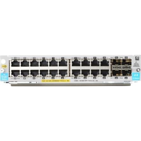 Hewlett Packard Enterprise J9990A HP 20p PoE+ / 4p SFP+ v3 zl2 Mod Uitbreidingsmodule