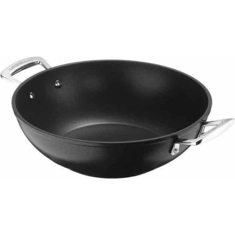 Le Creuset Wokpan Les Forgées TNS - ø 28 cm / 3.9 liter - standaard anti-aanbaklaag