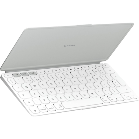 Logitech Keys-to-go 2 For Mac- Pale Grey Draadloos Toetsenbord Wit