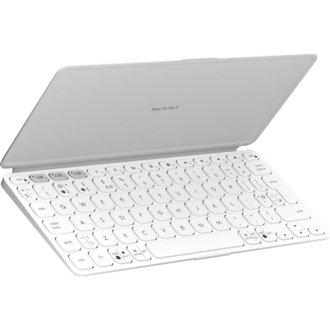 Logitech Keys-to-go 2 - Pale Grey Draadloos Toetsenbord Wit