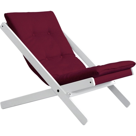 Karup Design Boogie Klapstoel Wit Bordeaux