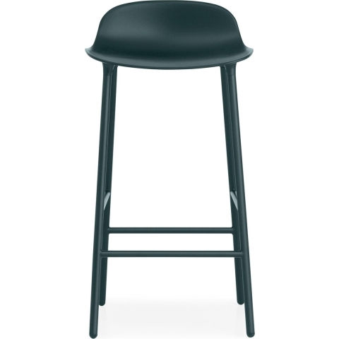 Normann Copenhagen Form Barstool Barkruk 75 Cm Met Stalen Onderstel Groen