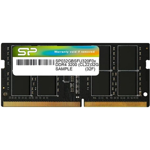 Silicon Power SP032GBSFU320X02 Werkgeheugenmodule voor laptop DDR4 32 GB 1 x 32 GB 3200 MHz 260-pins SO-DIMM SP032GBSFU320X02