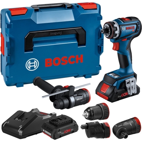 Bosch Professional GSR 18V-90 FC 06019K6200 Accu-schroefboormachine 18 V Li-ion Incl. 2 accus, Incl. lader, Incl. koffer