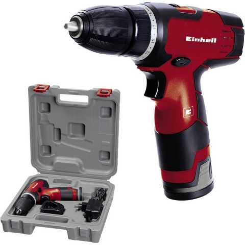 Einhell TH-CD 12-2 Li 4513660 Accu-schroefboormachine 12 V 1.3 Ah Li-ion Incl. accu, Incl. koffer